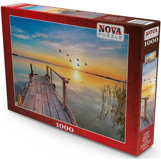 Nova Puzzle Sonnenuntergang am Pier 1000 Teile