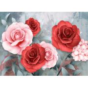 Nova Puzzle Rote Rosen und Rosa mit 1000 Teilen