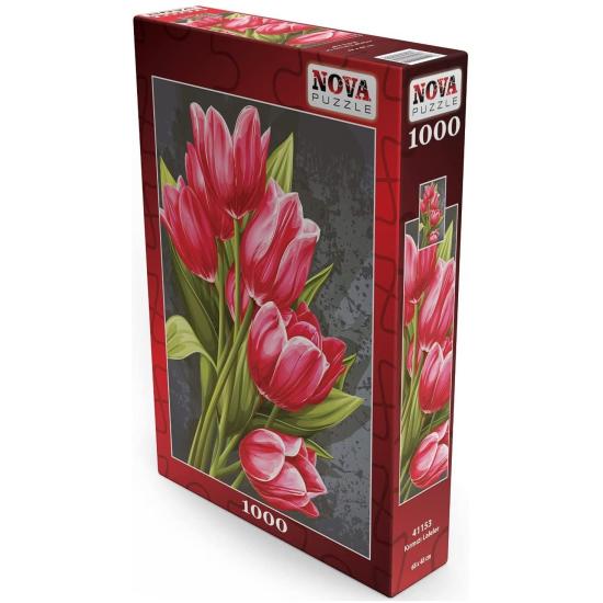 Nova Rote Tulpen-Puzzle mit 1000 Teilen