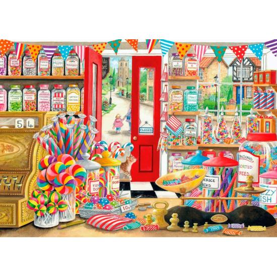 Otter House Old Candy Store Puzzle 1000 Teile