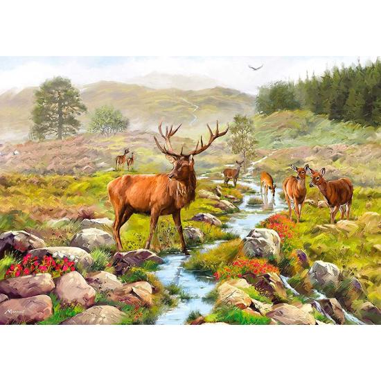 Otter House Deer im Nationalpark Puzzle 1000 Teile