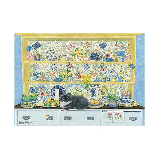 Otter House Puzzle Das Sideboard und die Katze 1000 Teile