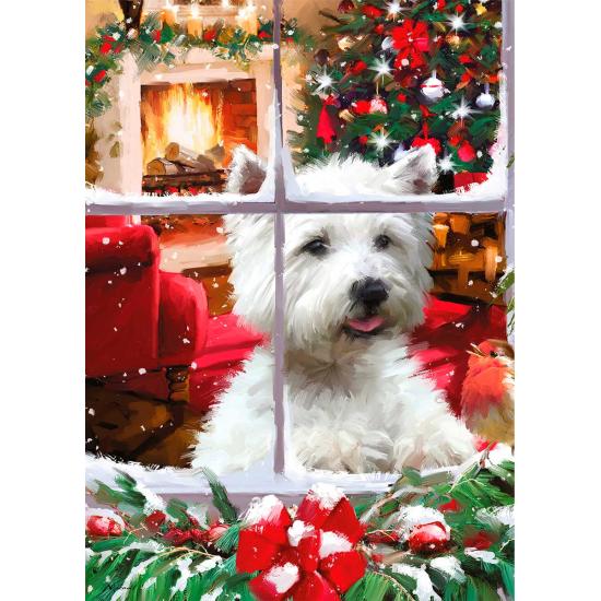 Otter House Puzzle Warten auf den Weihnachtsmann 1000 Teile