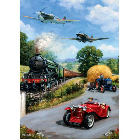 Otter House Nostalgisches Transportpuzzle 1000 Teile