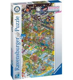 Puzzle Panorama Ravensburger Guinness World Records 2000 Teile