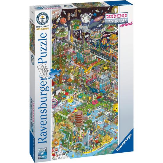 Puzzle Panorama Ravensburger Guinness World Records 2000 Teile