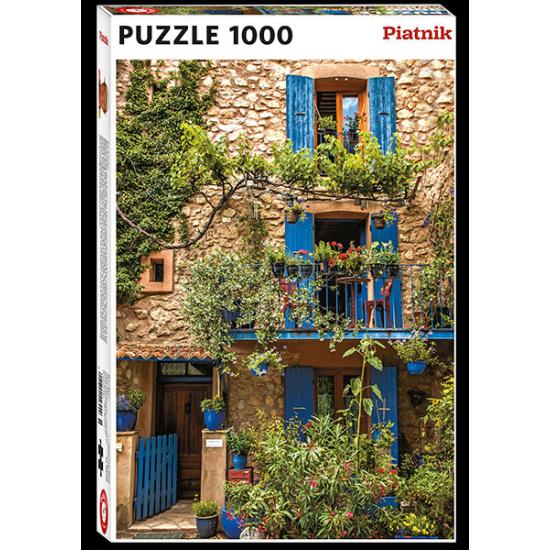 Piatnik Puzzle Blaue Balkone 1000 Teile