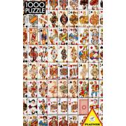 Piatnik Puzzle-Kartenspiel mit 1000 Teilen
