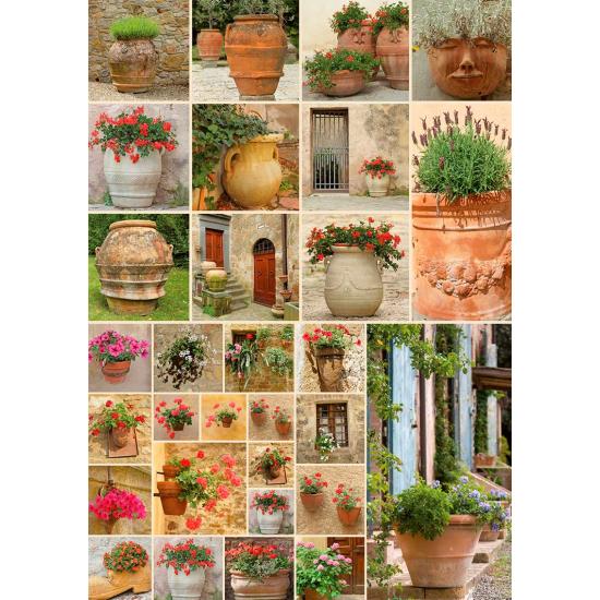 Piatnik Puzzle Blumentopf-Kollektion mit 1000 Teilen