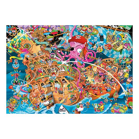 Piatnik Crisp der rosa Pirat Puzzle 1000 Teile
