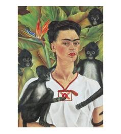 Piatnik Frida Kahlo Selbstporträt mit Affen 1000-teiliges Puzzle