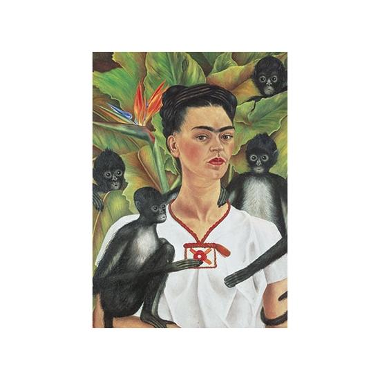 Piatnik Frida Kahlo Selbstporträt mit Affen 1000-teiliges Puzzle