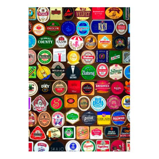 Piatnik Bierdeckel-Puzzle 1000 Teile