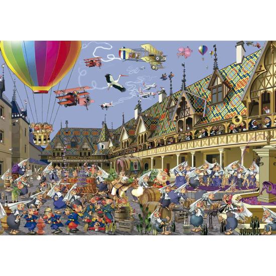 Piatnik Puzzle Weinauktion in Beaune 1000 Teile