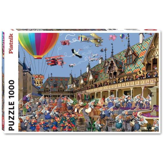 Piatnik Puzzle Weinauktion in Beaune 1000 Teile