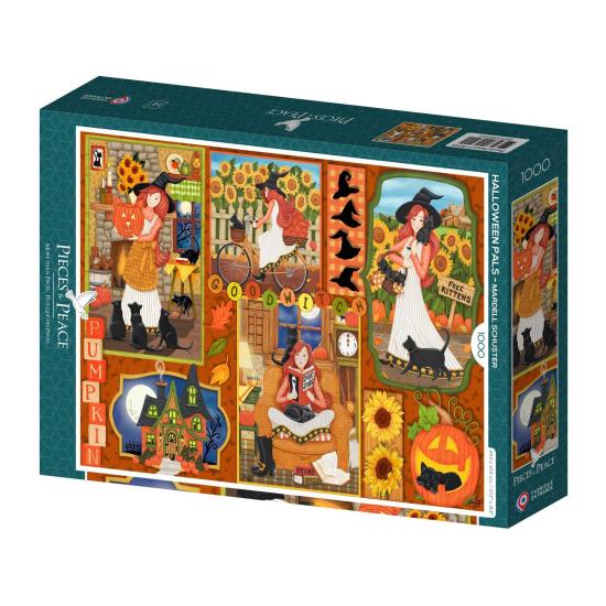 Puzzle Pieces and Peace Halloween-Freunde 1000 Teile