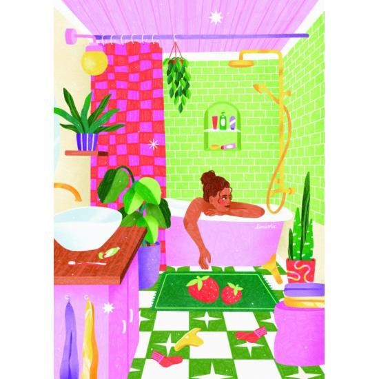 Puzzle Pieces and Peace Badezimmer 500 Teilen