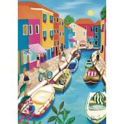 Puzzleteile und Frieden Burano 1000 Teile