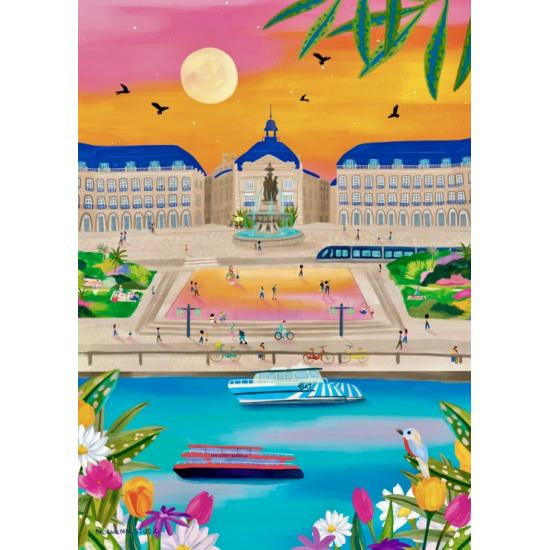 Puzzle Pieces and Peace Bordeaux, Place De La Bourse 500 Teile