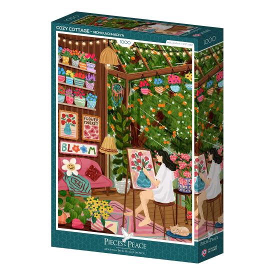 Puzzle Pieces and Peace Gemütliches Cottage 1000 Teile