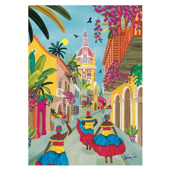 Puzzleteile und Frieden Cartagena 1000 Teile