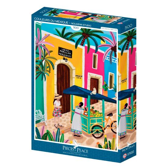 Puzzle Pieces and Peace Farben Mexikos 500 Teile