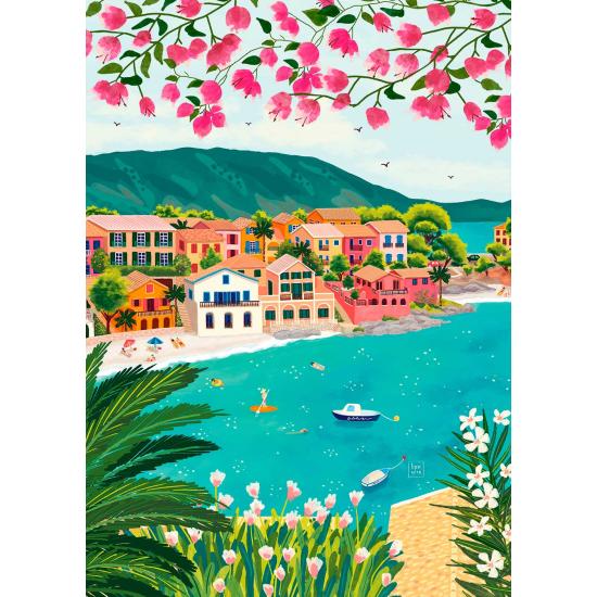 Puzzleteile und Frieden Kefalonia, Griechenland mit 1000 Teilen