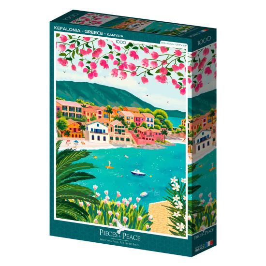 Puzzleteile und Frieden Kefalonia, Griechenland mit 1000 Teilen
