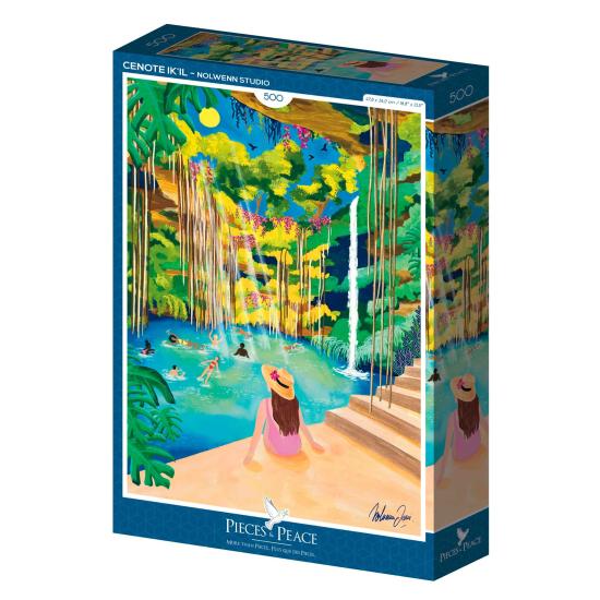 Puzzleteile und Frieden Cenote Ik'il 500 Teile