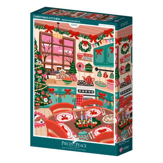 Puzzle Pieces and Peace Weihnachtsküche 1000 Teile
