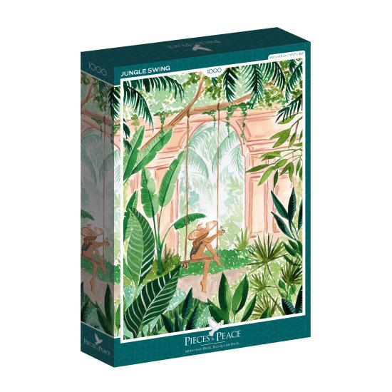Puzzleteile und Peace Jungle Swing 1000 Teile