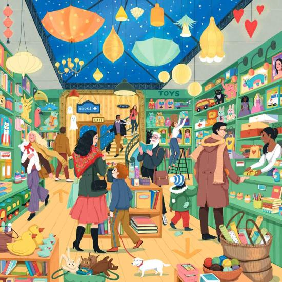 Puzzle Pieces and Peace Festliches Einkaufen 1000 Teile