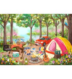 Puzzle Pieces and Peace Campingtag 500 Teile