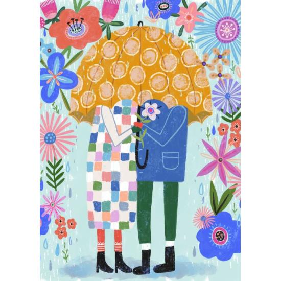 Puzzle Pieces and Peace Blumenschauer 500 Teilen