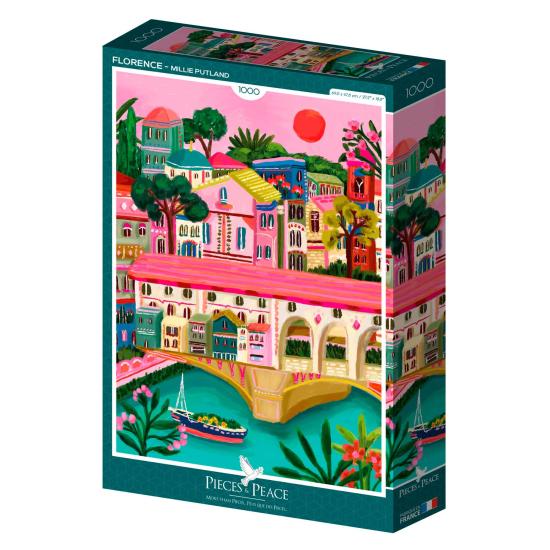 Puzzleteile und Frieden Florenz mit 1000 Teilen Puzzleteile und Frieden Florenz mit 1000 Teilen