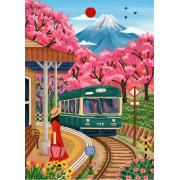 Puzzle Pieces and Peace Fuji-Blüten 500 Teile