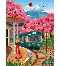 Puzzle Pieces and Peace Fuji-Blüten 500 Teile