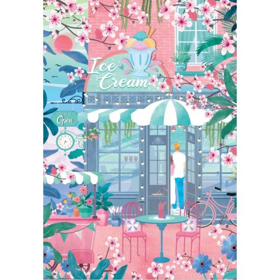 Puzzle Pieces and Peace Eisdiele 1000 Teile