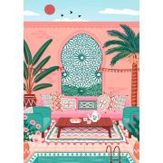 Puzzleteile und Peace Hotel Marokko 500 Teile