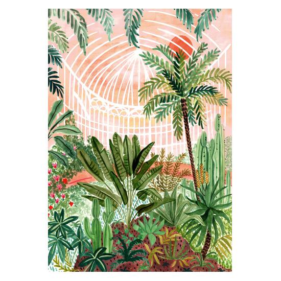 Puzzleteile und Frieden, viktorianisches Gewächshaus, 1000 Teile