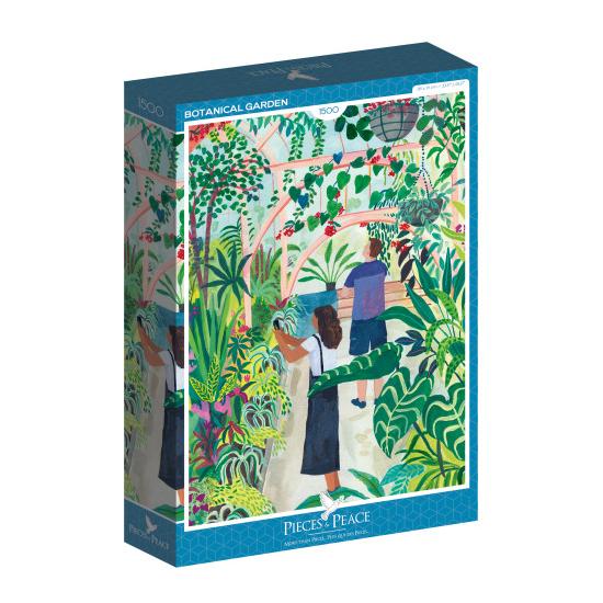 Puzzleteile und Friedensbotanischer Garten 1500 Teile