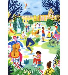 Puzzle Pieces and Peace Öffentlicher Garten 1000 Teile