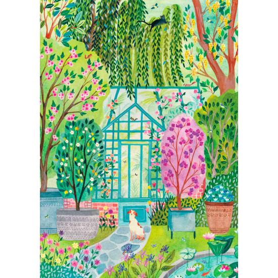 Puzzleteile und Peace Secret Garden 1000 Teile