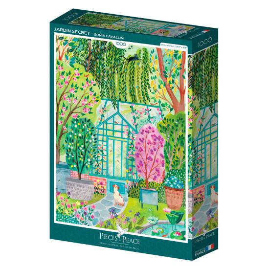 Puzzleteile und Peace Secret Garden 1000 Teile