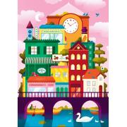 Puzzle Pieces and Peace Die Stadt Auf Dem Wasser 500 Teile