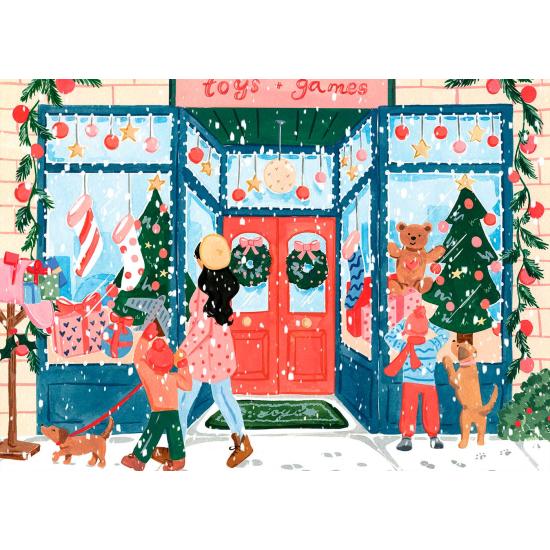 Puzzleteile und Frieden Der Spielzeugladen mit 1000 Teilen