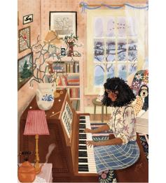 Puzzleteile und Peace Der Pianist 500 Teile