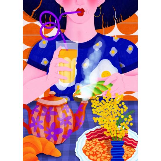 Puzzle Pieces and Peace Le Brunch mit 500 Teilen