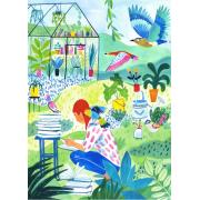 Puzzle Pieces and Peace Lesen Im Garten 500 Teile