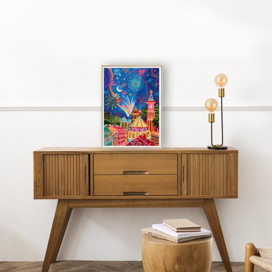 Puzzle Pieces and Peace Feuerwerkslicht mit 500 Teilen